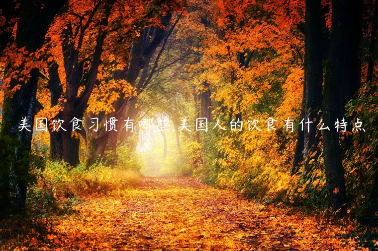 美國飲食習(xí)慣有哪些,美國人的飲食有什么特點(diǎn)