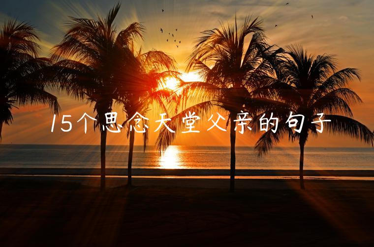 15個思念天堂父親的句子