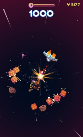 像素宇宙飛船游戲1