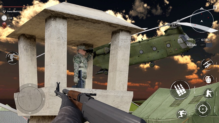 山地狙擊手冬季射擊2