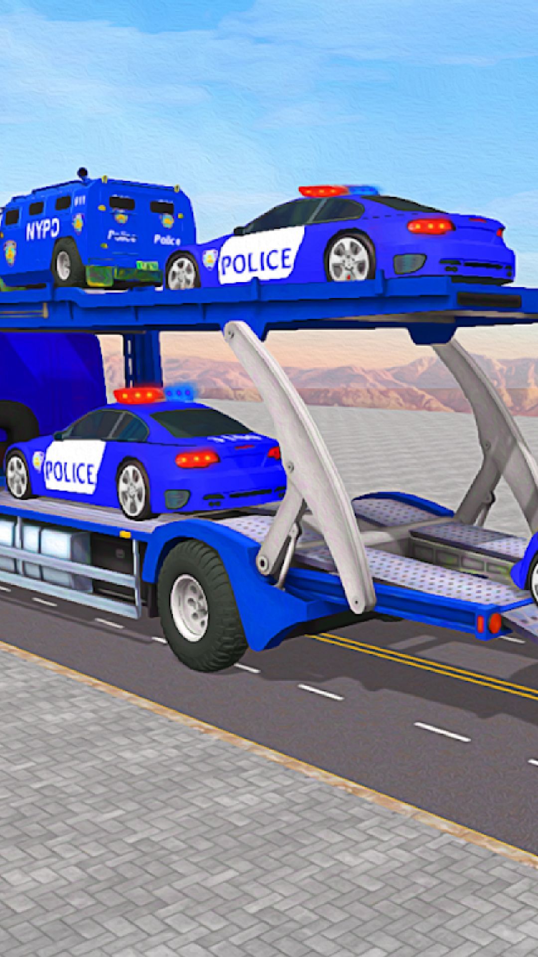 警察運輸卡車3D1