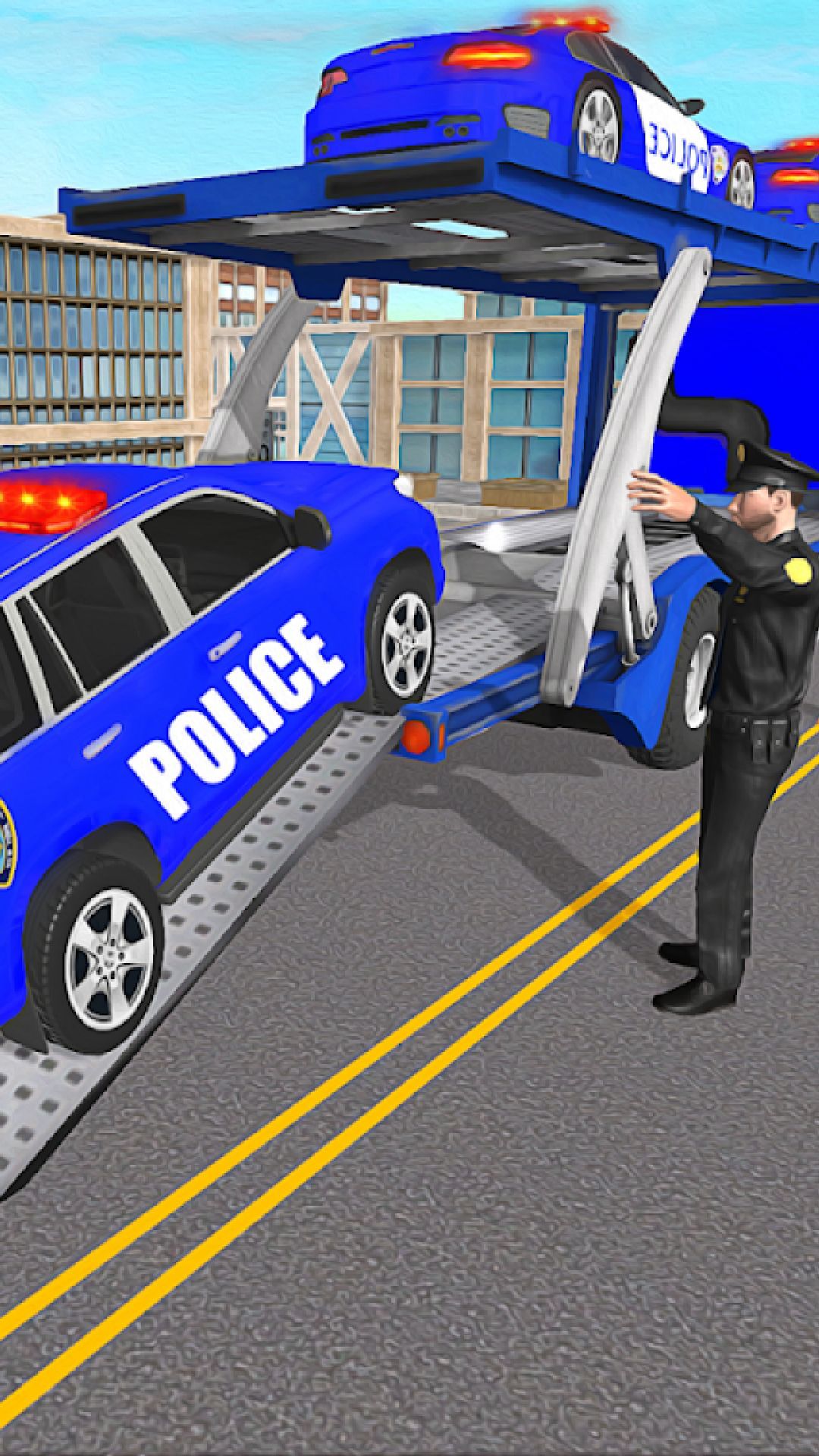 警察運輸卡車3D2