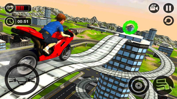 兒童摩托車特技騎士3D官方版0