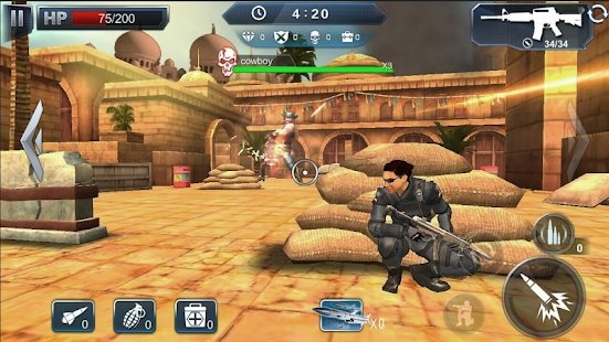 槍戰3D掩護射擊0
