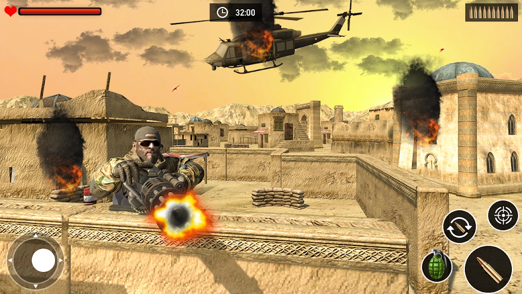 自由小隊射擊沙漠戰場(Free Squad Firing Gun Desert Shooter Battleground)2