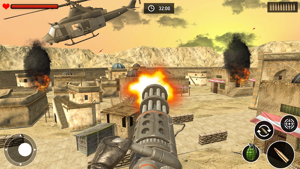 自由小隊射擊沙漠戰場(Free Squad Firing Gun Desert Shooter Battleground)0