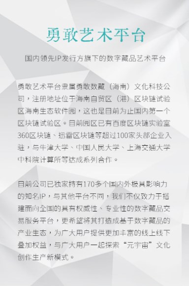勇敢藝術平臺數(shù)字藏品app官方版0