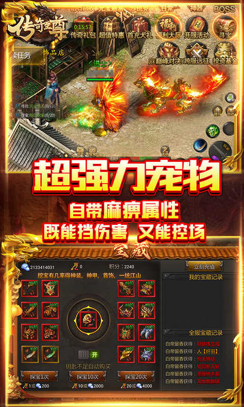 傳奇至尊麻痹寵物變態(tài)版1