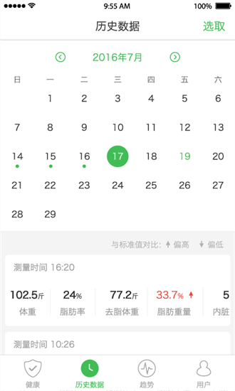 天天輕體脂秤1