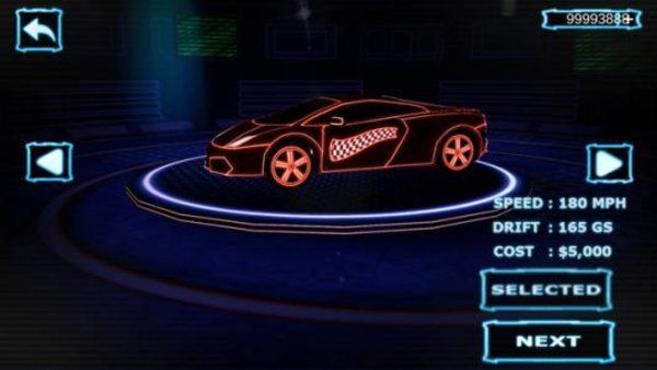 霓虹燈賽車0