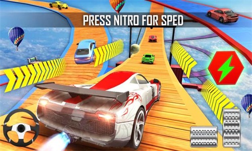 瘋狂特技賽車競速1
