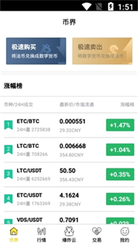 幣界交易所安卓版1