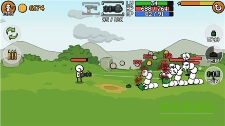 火柴人槍手漢化版(StickMan Gun)1