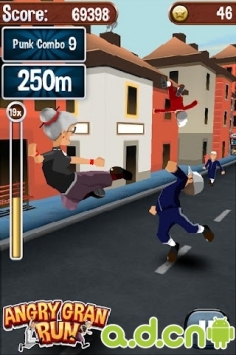 憤怒的老奶奶玩酷跑內(nèi)購綠色版 Angry Gran Run v1.8.0.32