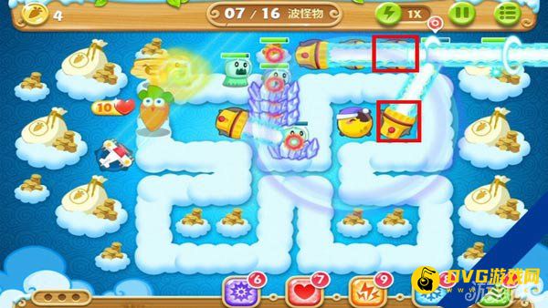 保衛(wèi)蘿卜2天際攻略全部關(guān)卡鉆石金蘿卜5