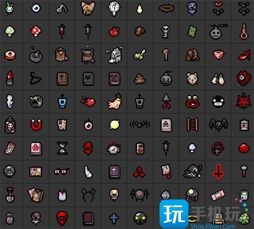 以撒的結合圖鑒全物品(道具代碼編號一覽)
