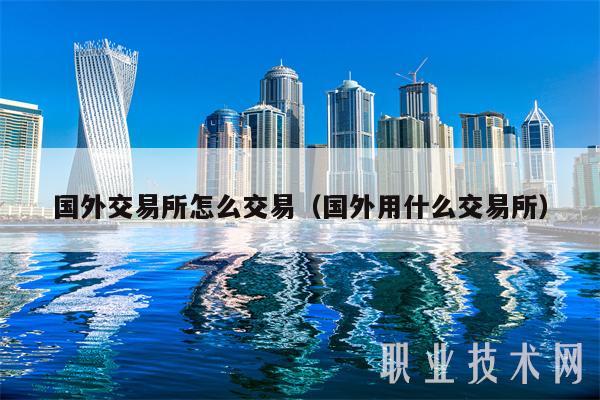 國外交易所怎么交易（國外用什么交易所）