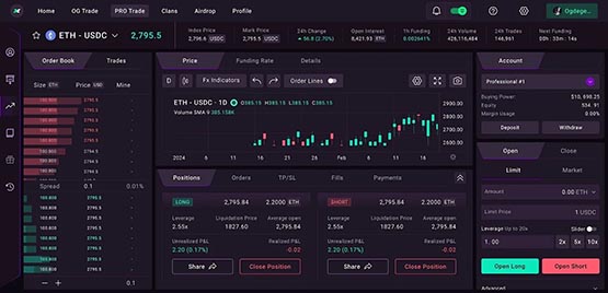 Starknet鏈ZKX推出OG Trade、Pro Trade！同時(shí)賺代幣ZKX、STRK