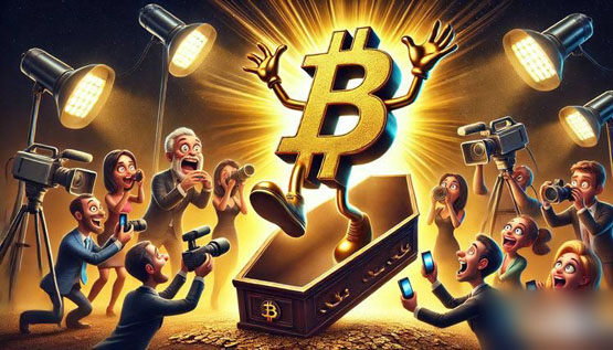 比特幣曾被宣告死亡415次！假如每次買入100美元 至今能賺1億