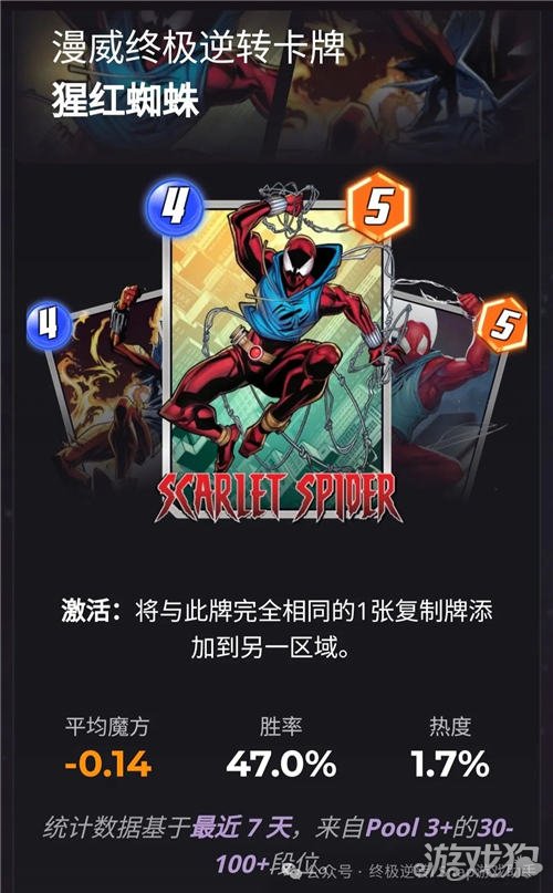 漫威終極逆轉猩紅蜘蛛卡牌分析