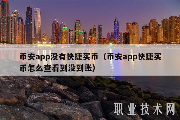幣安app沒有快捷買幣（幣安app快捷買幣怎么查看到沒到賬）