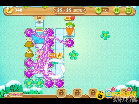 保衛蘿卜2 12關水晶金蘿卜圖文攻略8