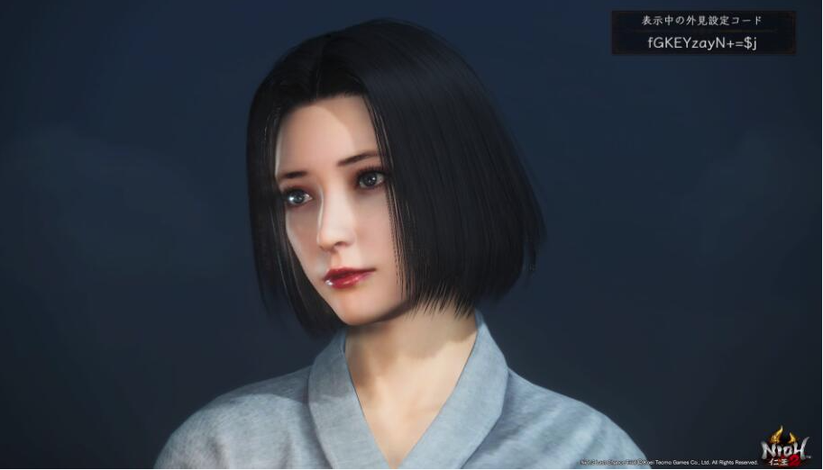 仁王2女性角色捏臉數據 女性捏臉代碼介分享