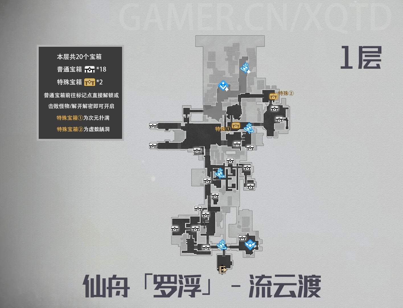 崩壞星穹鐵道仙舟羅浮-流云渡寶箱在哪里 仙舟羅浮-流云渡寶箱收集分享