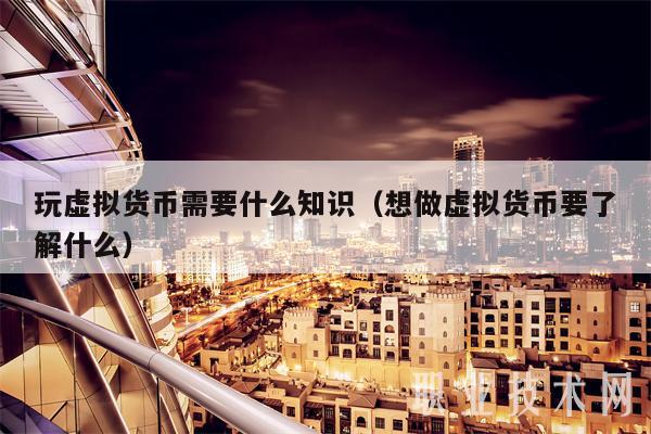 玩虛擬貨幣需要什么知識（想做虛擬貨幣要了解什么）