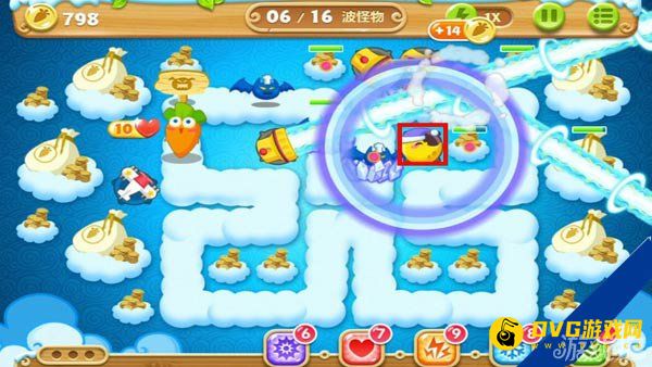 保衛(wèi)蘿卜2天際攻略全部關(guān)卡鉆石金蘿卜4