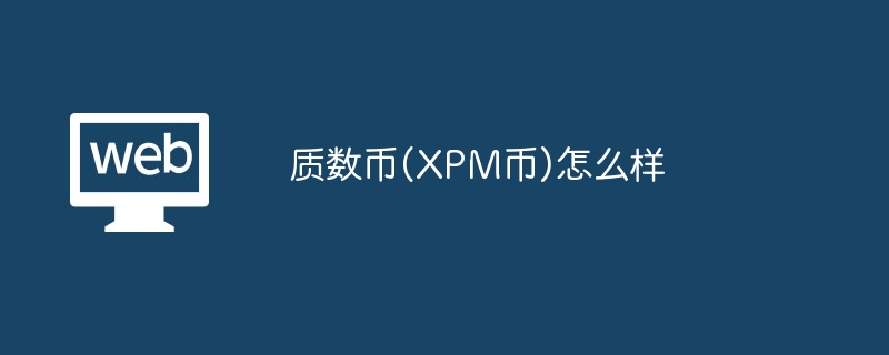 質(zhì)數(shù)幣怎么樣?