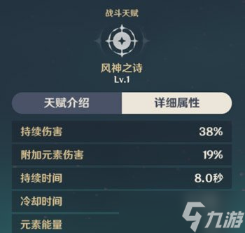 溫迪角色培養攻略心得，溫迪角色天賦技能