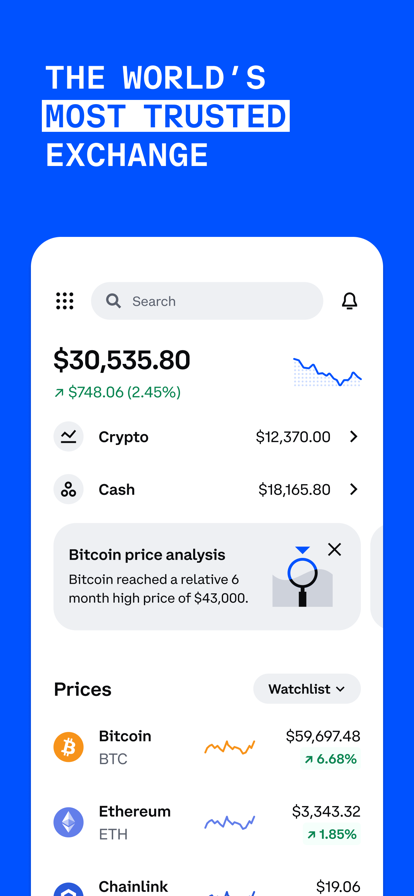 Coinbase中文交易所v3.31