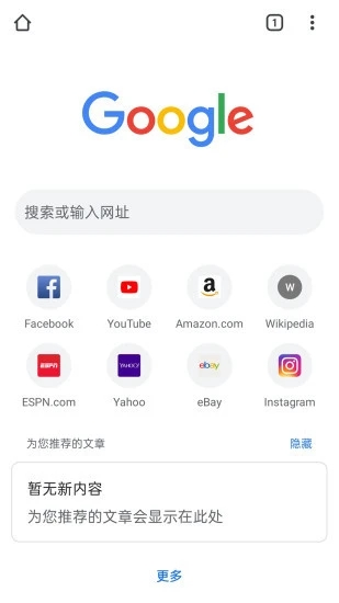 谷歌瀏覽器(GoogleChrome) 手機(jī)版v78.01