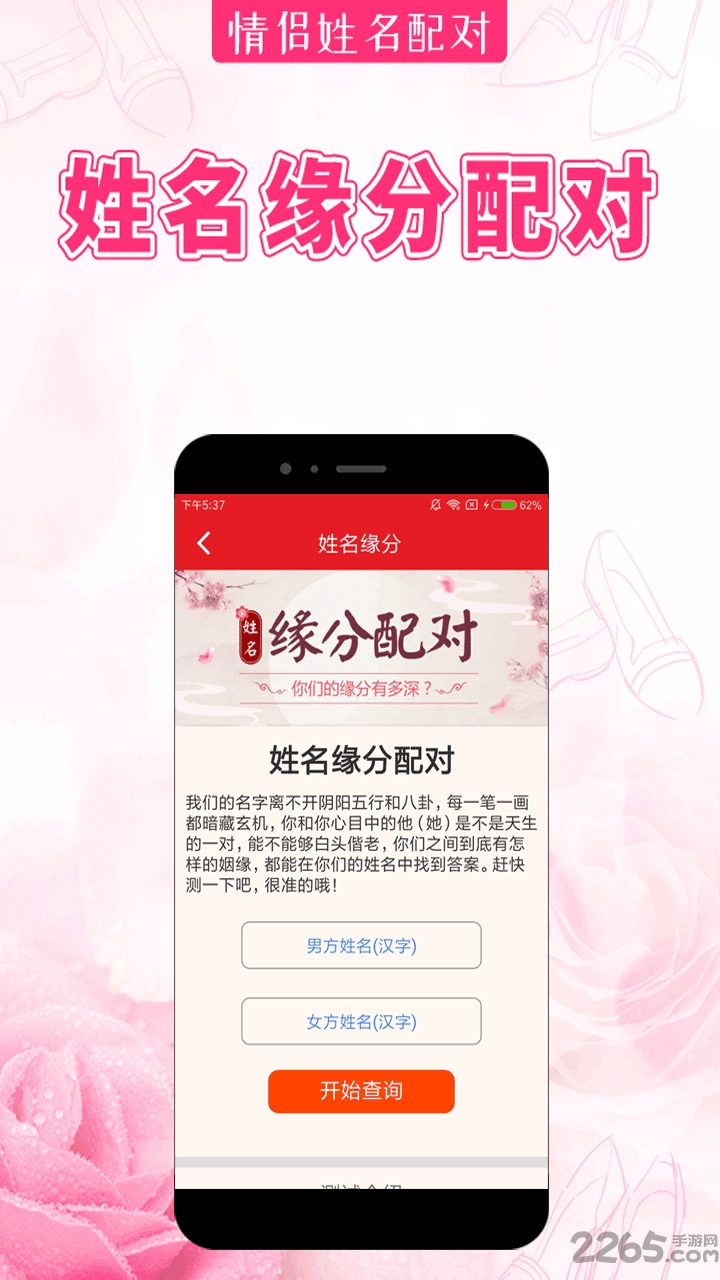 情侶姓名配對 安卓版v4.1.02