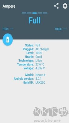 Ampere(手機充電監測軟件) v4.16專業版0