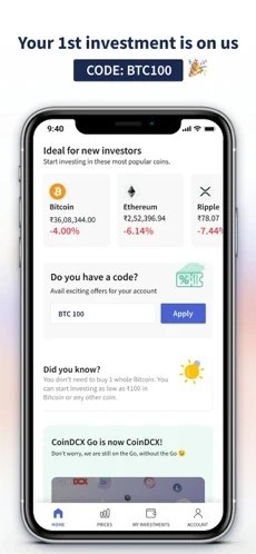 CoinDCX交易所app